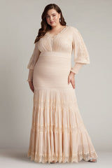 Nyssa Bishop Sleeve Gown - PLUS SIZE