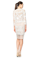 Passementerie Seashell Embroidered Tulle Skirt
