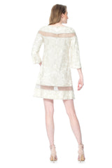 Silver Chain Mesh Tunic Dress