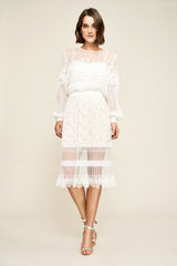 Ezra Crinkle Chiffon Blouse