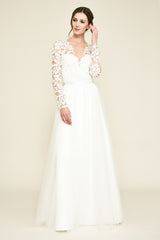 Philo Long-Sleeve Applique Bodysuit