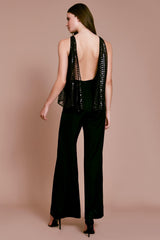 Ashley Halter Open Back Jumpsuit