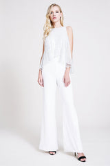 Ashley Halter Open Back Jumpsuit