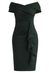 Martine Waterfall Flounce Dress