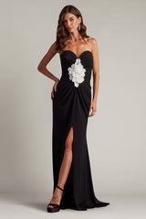 Sirota Center-Front Ruffle Gown