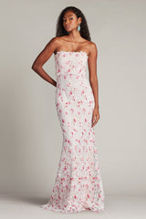 Elissa Lace Blouson Gown