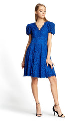 Britt Puff Sleeve Lace Dress