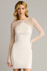 Savoy Sheer Sleeve Mini Dress