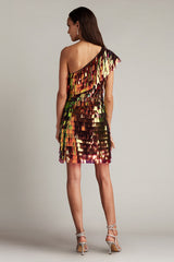 Bina Sequin Fringe Mini Dress