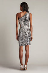 Paloma One Shoulder Sequin Mini Dress