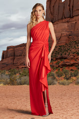 Lena Waterfall Drape Gown