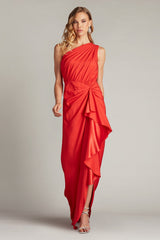 Lena Waterfall Drape Gown
