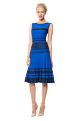 Lace Banded Jersey Dress