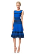 Lace Banded Jersey Dress
