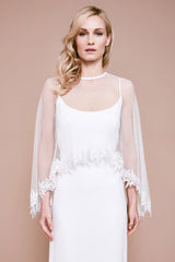 Bizet Lace & Mesh Capelet