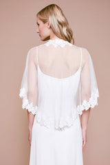 Satie Lace & Mesh Capelet