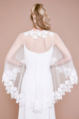 Berio Lace & Mesh Capelet