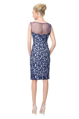 Mesh Illusion Lace Dress