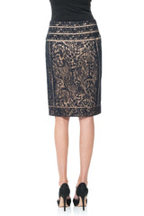 Embroidered Lace Skirt