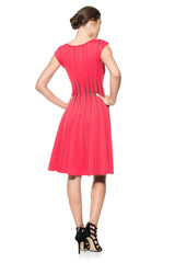 Neoprene Paneled Dress