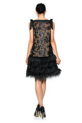 Sequin Embellished Tulle Trapeze Dress