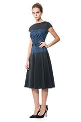 Neoprene and Lace Dress