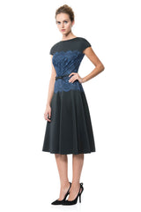 Neoprene and Lace Dress