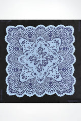 Lace Print Silk Scarf