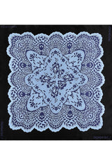 Lace Print Silk Scarf