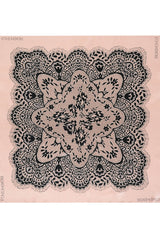 Lace Print Silk Scarf