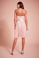 Kendall Strap Lace Cocktail Dress