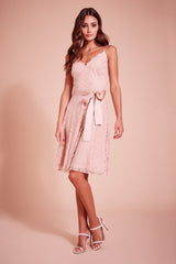 Kendall Strap Lace Cocktail Dress