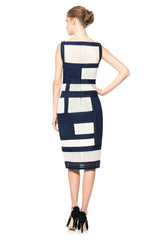 Crochet and Embroidered Knit Collage Sheath