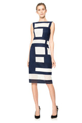 Crochet and Embroidered Knit Collage Sheath