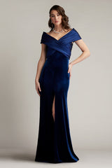 Baxter Portrait Collar Gown