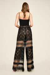 Dover Pleated Lace Pant