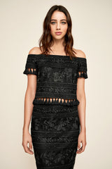 Monyca Embroidered Crop Top