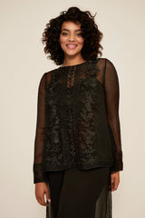 Eliana Chiffon Blouse - PLUS SIZE