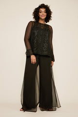 Eliana Chiffon Blouse - PLUS SIZE