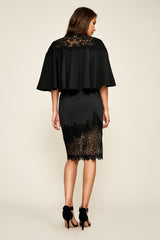 Deja Crepe Capelet