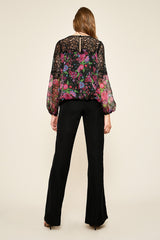 Elora Crinkle Chiffon Blouse