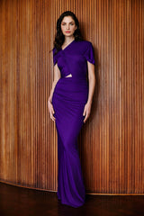 Bellona Draped Jersey Gown