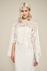 Murray Lace Overlay Cape