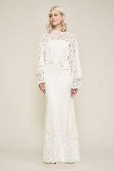 Murray Lace Overlay Cape