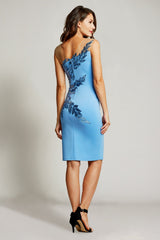 Seddon One-Shoulder Neoprene Dress