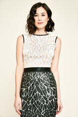 Weber Sequin Embroidered Dress - PETITE