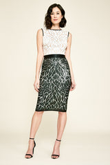 Weber Sequin Embroidered Dress - PETITE