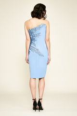 Seddon One-Shoulder Neoprene Dress - PETITE