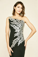 Seddon One-Shoulder Neoprene Dress