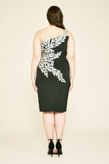 Seddon One-Shoulder Neoprene Dress - PLUS SIZE